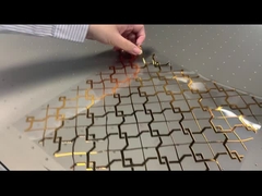 Máquina de impresión de cinta de malla UV con película transparente para estampación en caliente