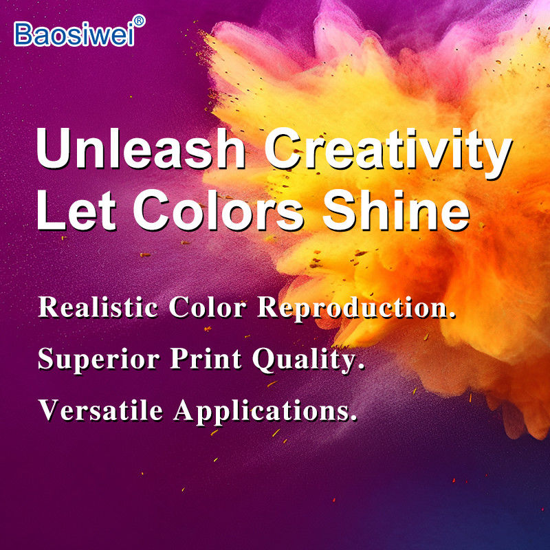 Baosiwei CMYK Tinta de transferencia de calor C, M, Y, K 1000 ml para la impresión suave